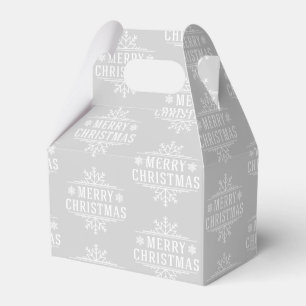 Christmas Snowflakes Favour Box