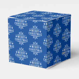 Christmas Snowflakes Favour Box