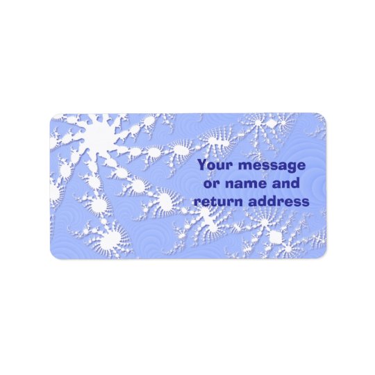 Christmas Snowflakes Gift Tag Or Address Labels