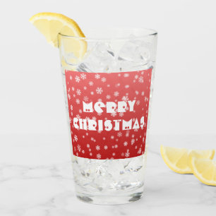 Christmas Snowflakes Glass