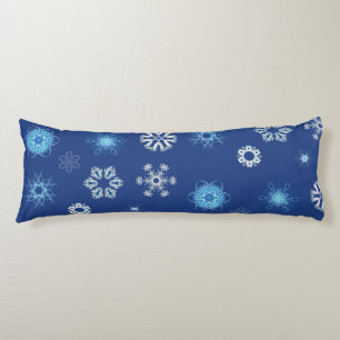 Christmas snowflakes in your bed body pillow