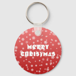 Christmas Snowflakes Keychain