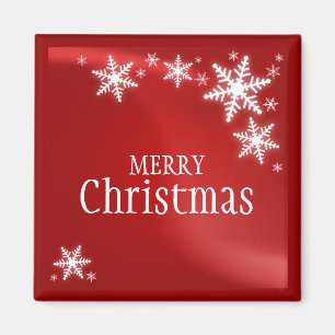 Christmas Snowflakes magnet