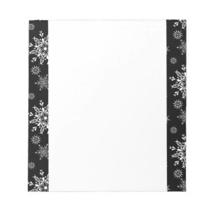 Christmas Snowflakes Notepad