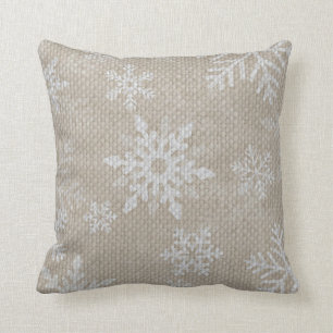 Christmas Snowflakes Pillow