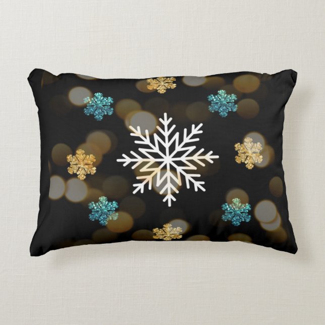 christmas  snowflakes pillows (Front)