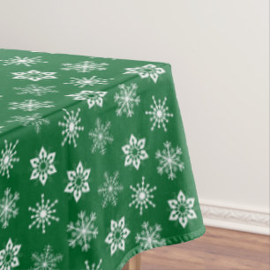 Christmas Snowflakes Tablecloth