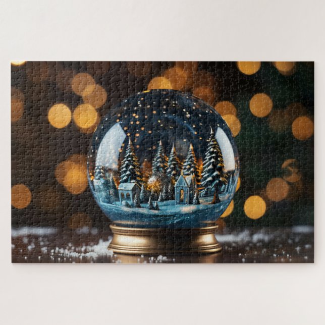 Christmas Snowglobe Jigsaw Puzzle (Horizontal)