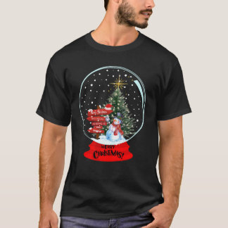 Christmas Snowglobe Merry Christmas T-Shirt