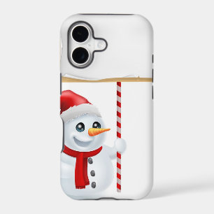 Christmas Snowman and Sign