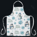 Christmas Snowman  Apron<br><div class="desc">Christmas Snowman Apron</div>