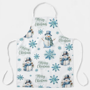 Christmas Snowman  Apron