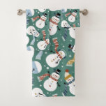 Christmas Snowman Bath Towel Set<br><div class="desc">Christmas Snowman Bath Towel Set
Turn your bathroom into your own personal oasis with a custom towel perfect for drying you off in style.</div>