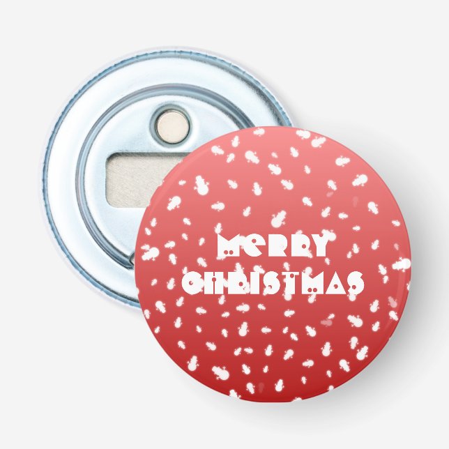 Christmas Snowman Bottle Opener (Front)