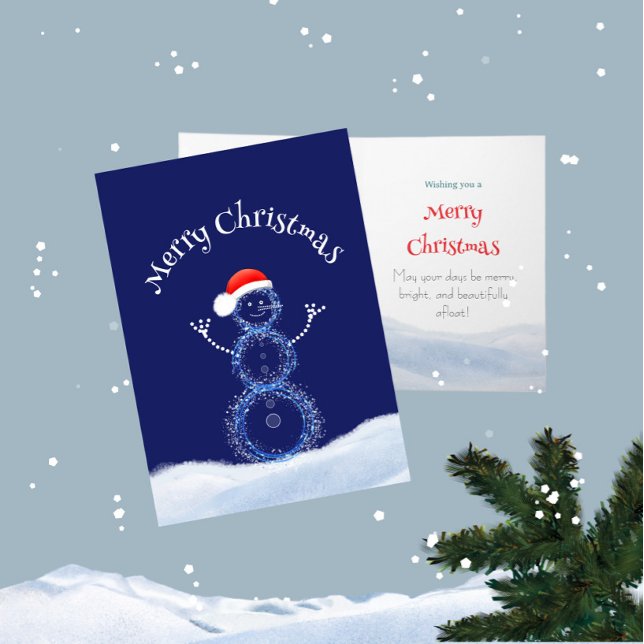 Christmas snowman card (Creator Uploaded)