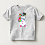 Christmas Snowman, Carrot Nose, Gifts, Presents Toddler T-shirt<br><div class="desc">Cute,  fun and adorable design of snowman with carrot nose and gifts. Modern and trendy gift,  perfect for Christmas or New Year's celebration.</div>