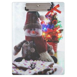 CHRISTMAS SNOWMAN CLIPBOARD