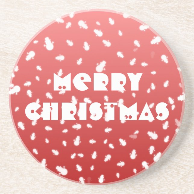 Christmas Snowman Coaster (Front)
