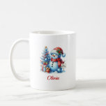 Christmas Snowman Coffee Mug<br><div class="desc">Christmas snowman mug.</div>