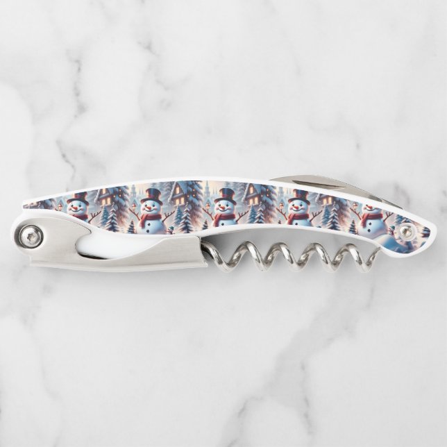 Christmas Snowman Corkscrew (Front)