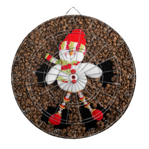 Christmas snowman decoration dartboard