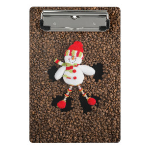 Christmas snowman decoration mini clipboard