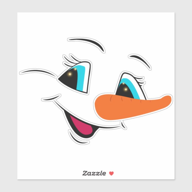 Christmas Snowman Face Personalized Cute Holiday (Sheet)
