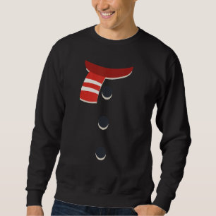 Christmas Snowman Frosty Snowman Costume Fun Snow Sweatshirt