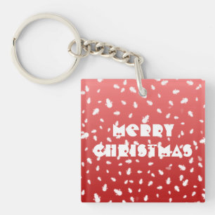 Christmas Snowman Keychain