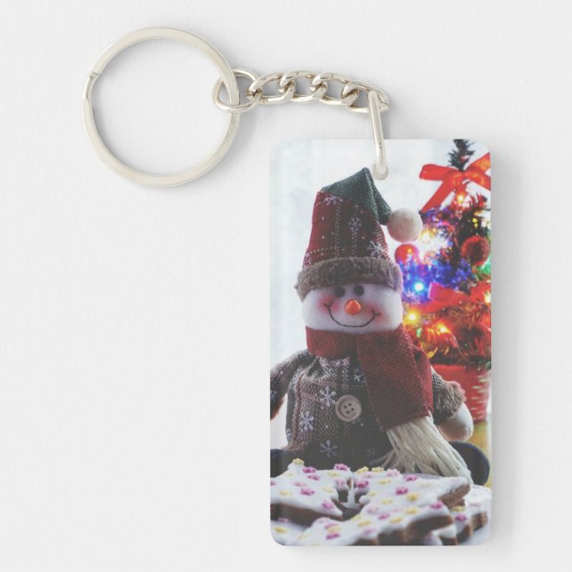 CHRISTMAS SNOWMAN  KEYCHAIN (Front)