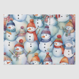 Christmas Snowman Kids Tissue Paper