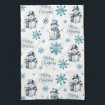 Christmas Snowman  Kitchen Towel<br><div class="desc">Christmas Snowman kitchen towel</div>