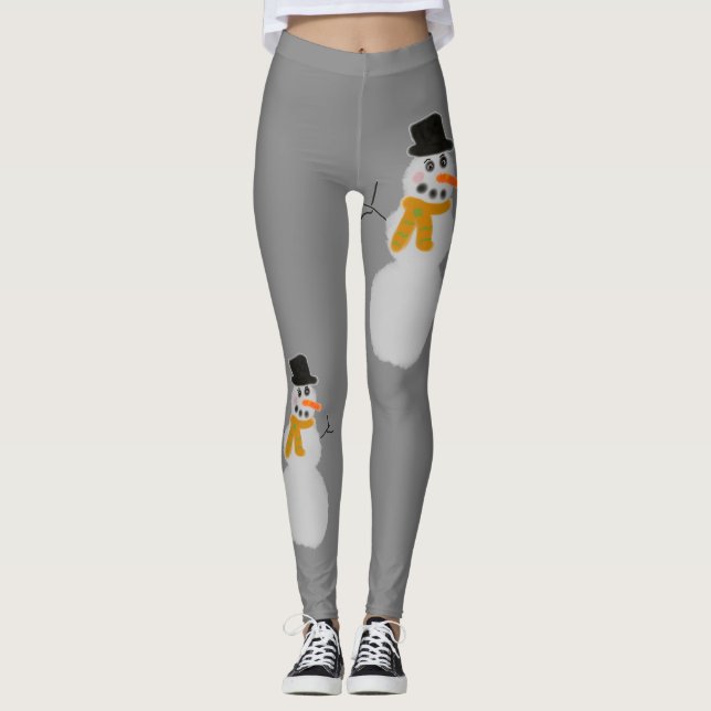Christmas Snowman Leggings (Front)