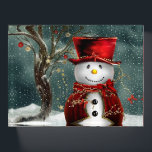 Christmas Snowman Paperweight<br><div class="desc">Christmas Snowman
Don't let missing papers weigh you down, get a paperweight instead! A fun, thoughtful gift that's a beautiful addition to any home or desk.</div>