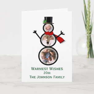 Christmas Snowman Photo Frame Template