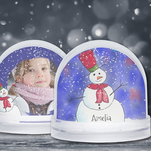 Christmas Snowman Photo Snowglobe (Creator Uploaded)