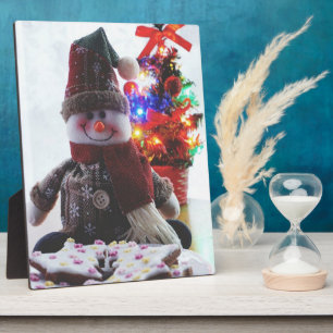 CHRISTMAS SNOWMAN PLAQUE