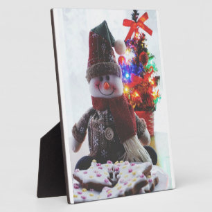 CHRISTMAS SNOWMAN PLAQUE