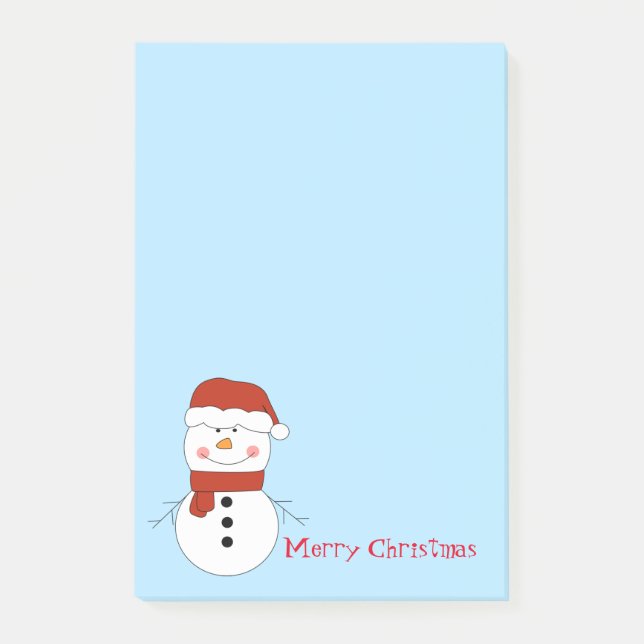 Christmas Snowman Post-it-Notes Post-it Notes (Front)