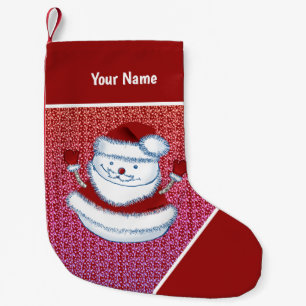 Christmas Snowman Santa  christmas stocking