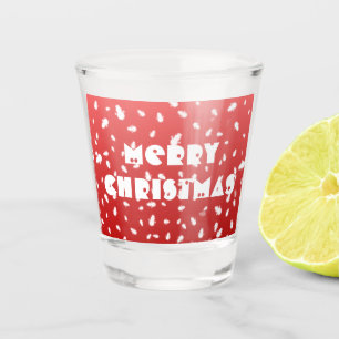 Christmas Snowman Shot Glass