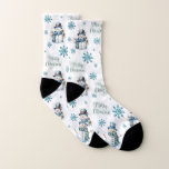 Christmas Snowman Socks<br><div class="desc">Christmas Snowman Socks</div>