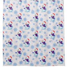 Christmas Snowman Surface Pattern 