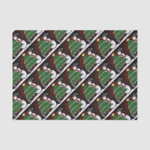 Christmas Snowman Surprise Holidays Tissue Paper