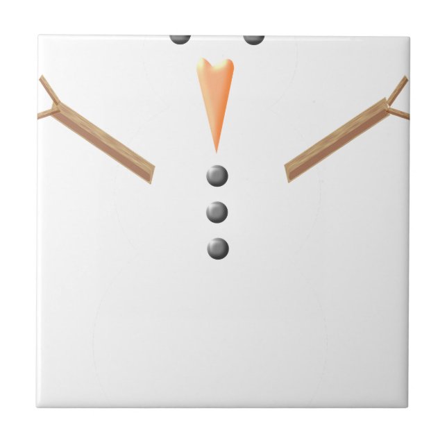 christmas snowman tile (Front)