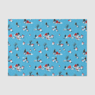 Christmas Snowman Tissue Paper