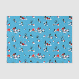 Christmas Snowman Tissue Paper