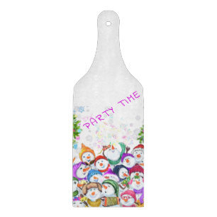 Christmas Snowmans Cutting Board
