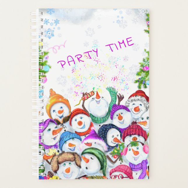 Christmas Snowmans Planner (Front)