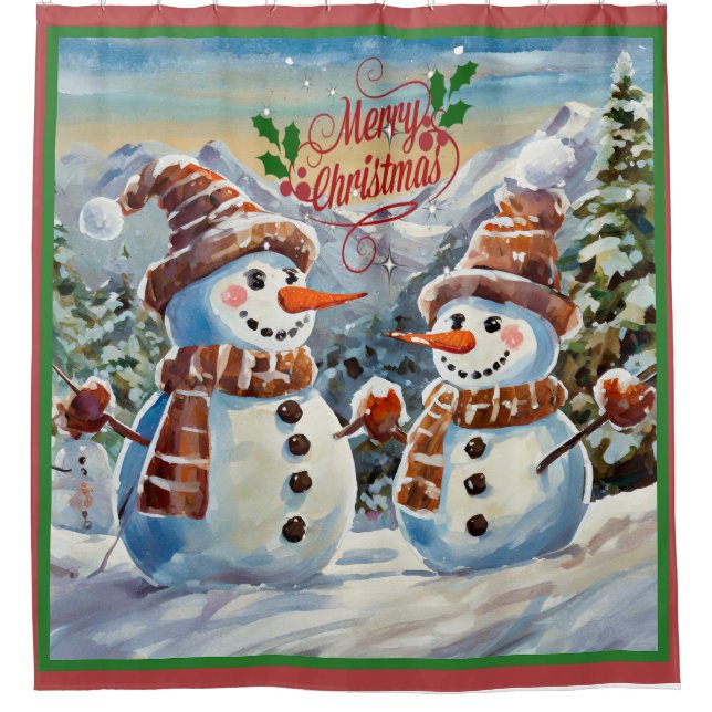 Christmas Snowmen, Merry Christmas, (Front)